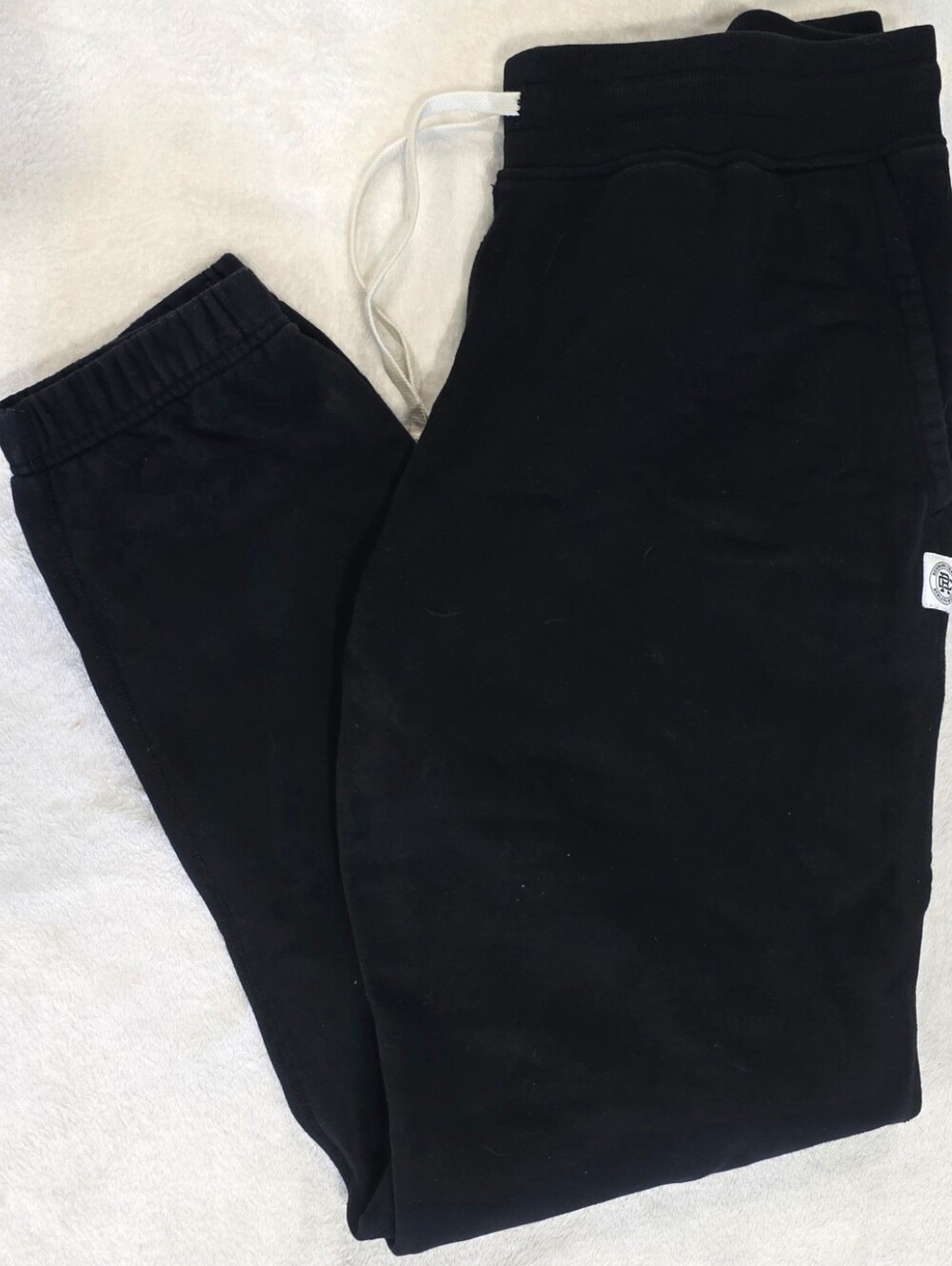Reigning Champ Men’s Slim Sweatpants Joggers Black • Size L